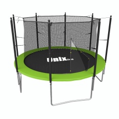 Unix Line Simple 8Ft / 244 см (Green) inside из каталога батутов с защитной сеткой в Воронеже по цене 19890 ₽