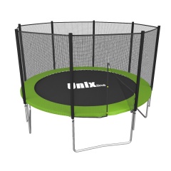 Unix Line Simple 8Ft  / 244 см (Green) outside из каталога батутов с защитной сеткой в Воронеже по цене 18890 ₽