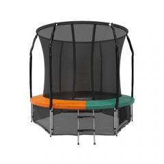 Eclipse Space Twin Green/Orange 8FT из каталога батутов с защитной сеткой в Воронеже по цене 21900 ₽