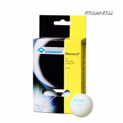 Donic Prestige 2 (белые, 6 шт) из каталога мячей для настольного тенниса в Воронеже по цене 390 ₽