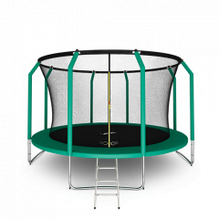 Arland 14FT / 427 см Премиум Dark green (внутренняя сетка) из каталога батутов в Воронеже по цене 48490 ₽