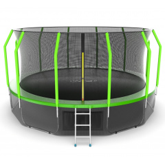 Evo Jump Cosmo 16ft (Green) + Lower net из каталога батутов с защитной сеткой в Воронеже по цене 71390 ₽
