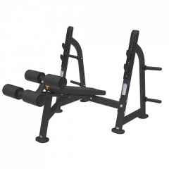 Bronze Gym BR-1013 с отрицательным наклоном из каталога скамей со стойкой в Воронеже по цене 98600 ₽