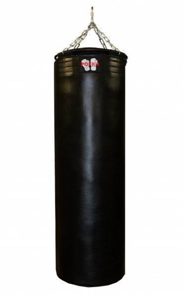 Рокки натуральная кожа 150х45 см черный из каталога товаров для бокса и единоборств в Воронеже по цене 41120 ₽