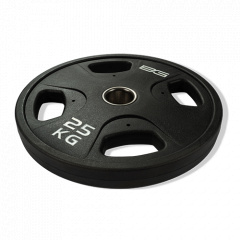 Bronze Gym обрезиненный черный 25 кг  BG-PA-PL-P250 из каталога дисков для штанги с посадочным диаметром 50 мм. в Воронеже по цене 8840 ₽