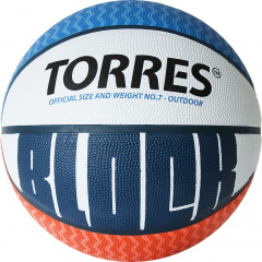 Torres BLOCK, р.7 B02077 из каталога баскетбольных мячей в Воронеже по цене 1590 ₽