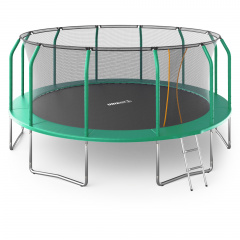 Unix Line Supreme Basic 16 ft (Green) из каталога батутов с защитной сеткой в Воронеже по цене 49890 ₽