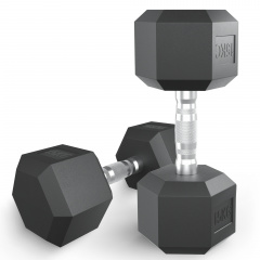 UnixFit гексагональная 15 кг из каталога обрезиненных гантелей в Воронеже по цене 6190 ₽
