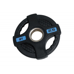 Original FitTools черный с двумя хватами 2,5 кг из каталога дисков для штанги с посадочным диаметром 50 мм. в Воронеже по цене 1290 ₽