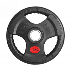 VictoryFit обрезиненный 10 кг.  VF-S511000 из каталога дисков для штанги с посадочным диаметром 50 мм. в Воронеже по цене 3600 ₽