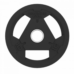 Bronze Gym 10 кг BGPLR100 из каталога дисков для штанги с посадочным диаметром 50 мм. в Воронеже по цене 3990 ₽