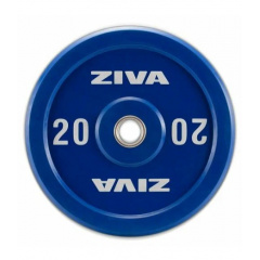 Ziva XP Competition Colored Rubber Bumper 20kg из каталога дисков для штанги с посадочным диаметром 50 мм. в Воронеже по цене 22300 ₽