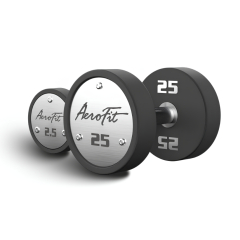 AeroFit AFPUDB2.5-25 набор полиуретановых гантелей, 2,5-25 кг, 10 пар, шаг 2,5 кг из каталога  в Воронеже по цене 196010 ₽