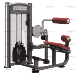 AeroFit IT9332 - разгибание спины из каталога грузоблочных тренажеров в Воронеже по цене 205200 ₽
