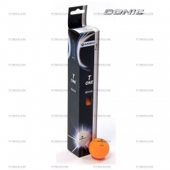 Donic T-One - 6шт. - оранжевые из каталога мячей для настольного тенниса в Воронеже по цене 600 ₽