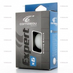 Cornilleau Expert 6 шт 40 мм (белый) из каталога мячей для настольного тенниса в Воронеже по цене 500 ₽