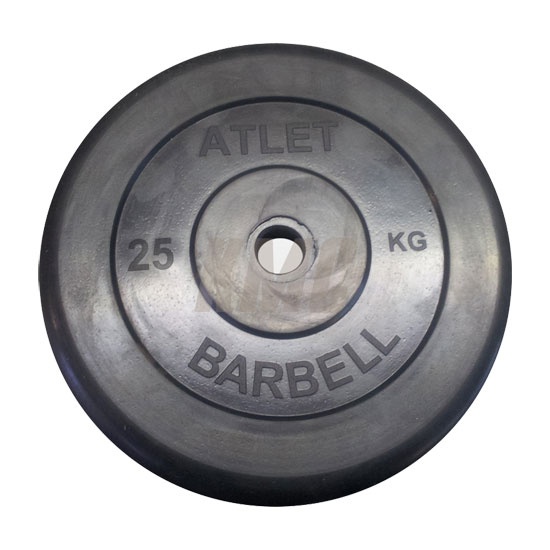 MB Barbell Atlet 51 мм - 25 кг из каталога дисков, грифов, гантелей, штанг в Воронеже по цене 11292 ₽